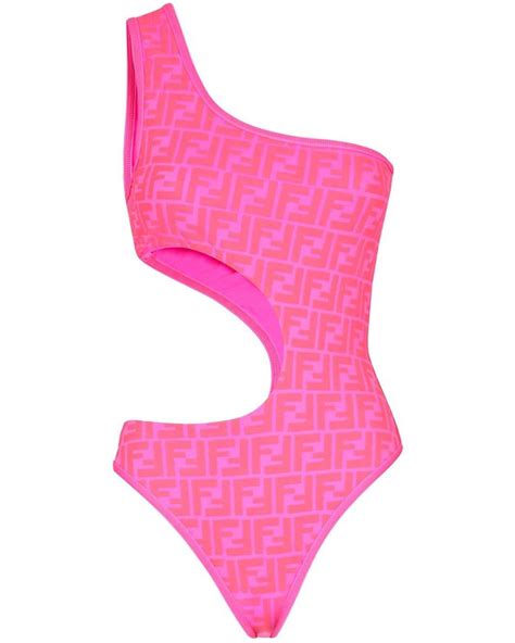 fendi pink cut out swimsuit|fendi bikini dupe.